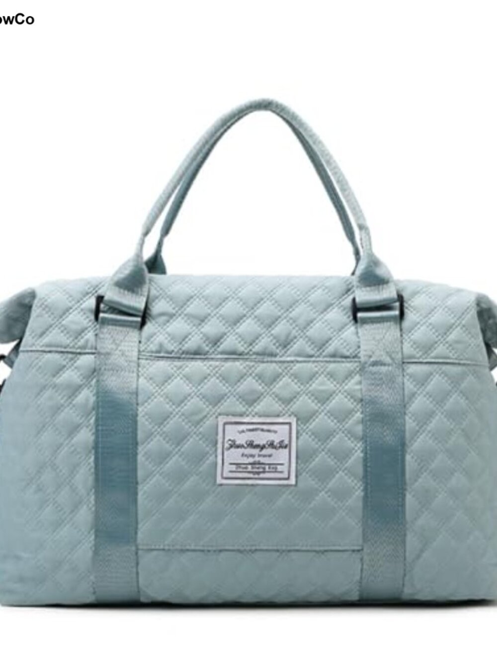 Quilted Travel Duffel Bag Carry On Weekend Overnight Gym Water Repellent